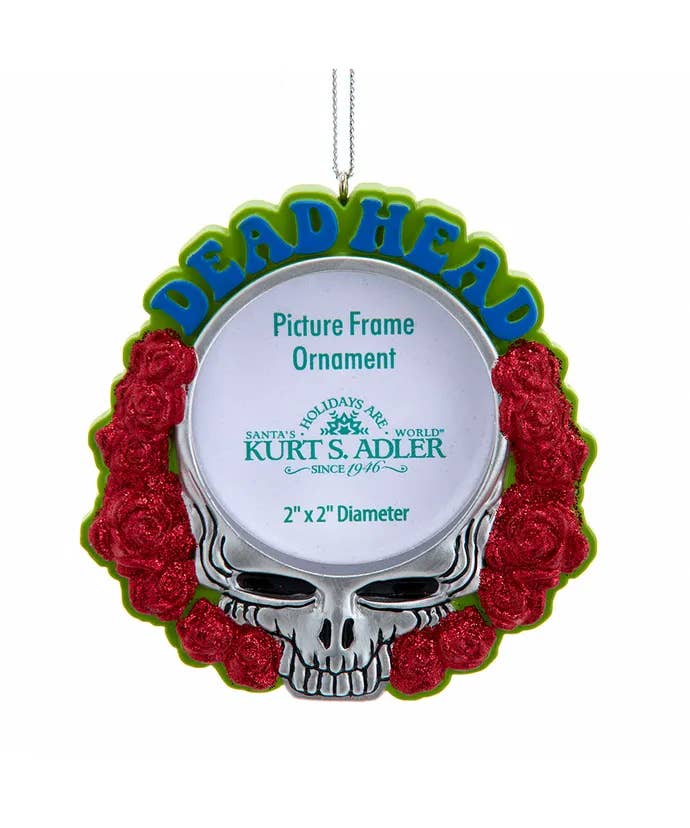 Kurt S. Adler, Inc. - Wholesale Ornament - 3.5" Grateful Dead Head Frame Ornament