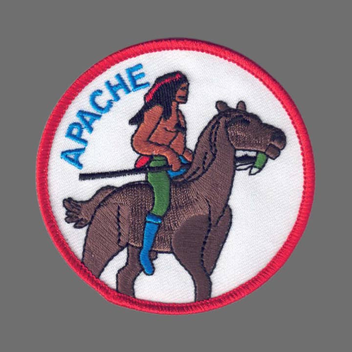 Happy Wood Products - Wholesale Patch - APACHE Native American Patch - 72011