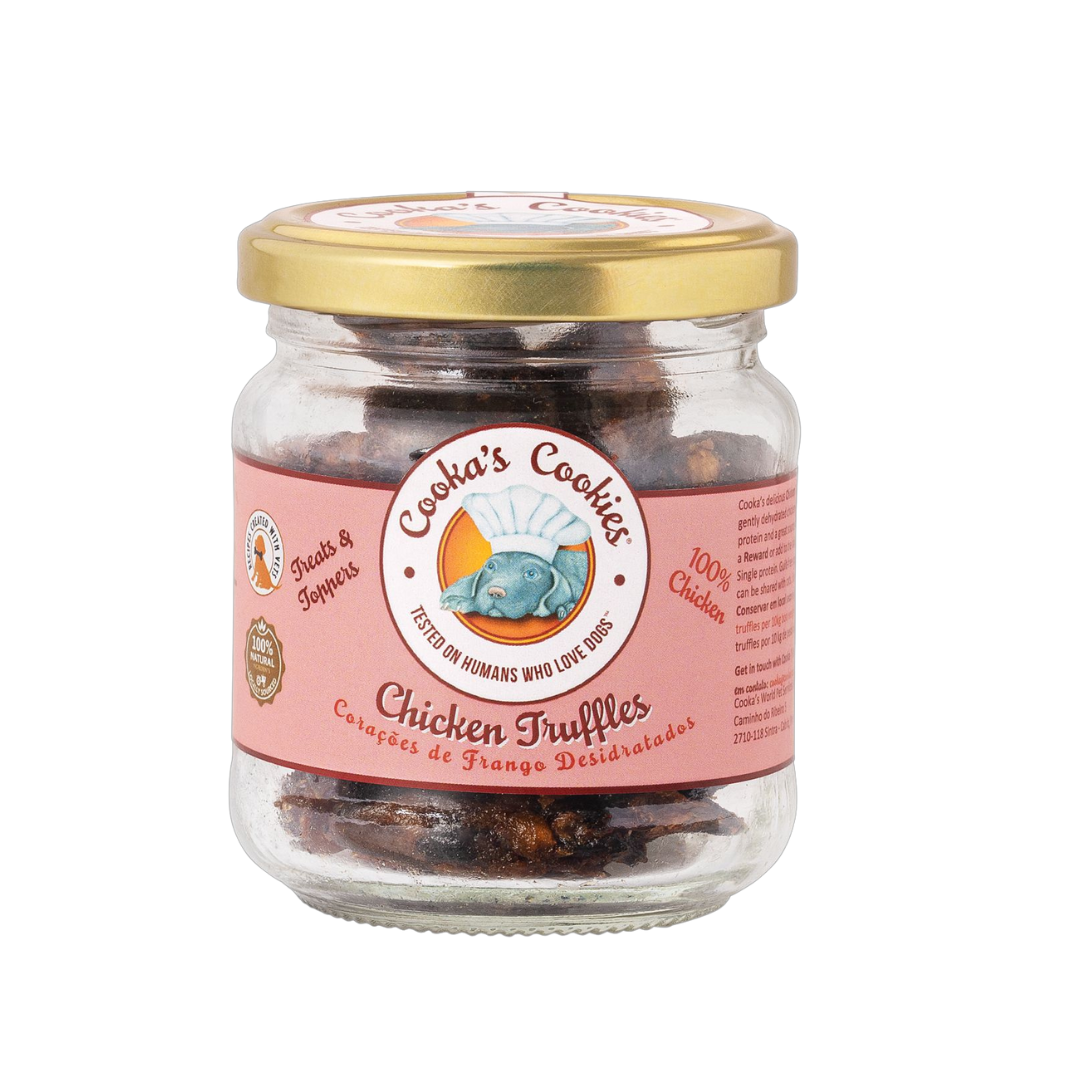 Cooka's Cookies - Wholesale Pet Treats - Dog - Chicken Truffles - Air-dried Chicken Hearts0