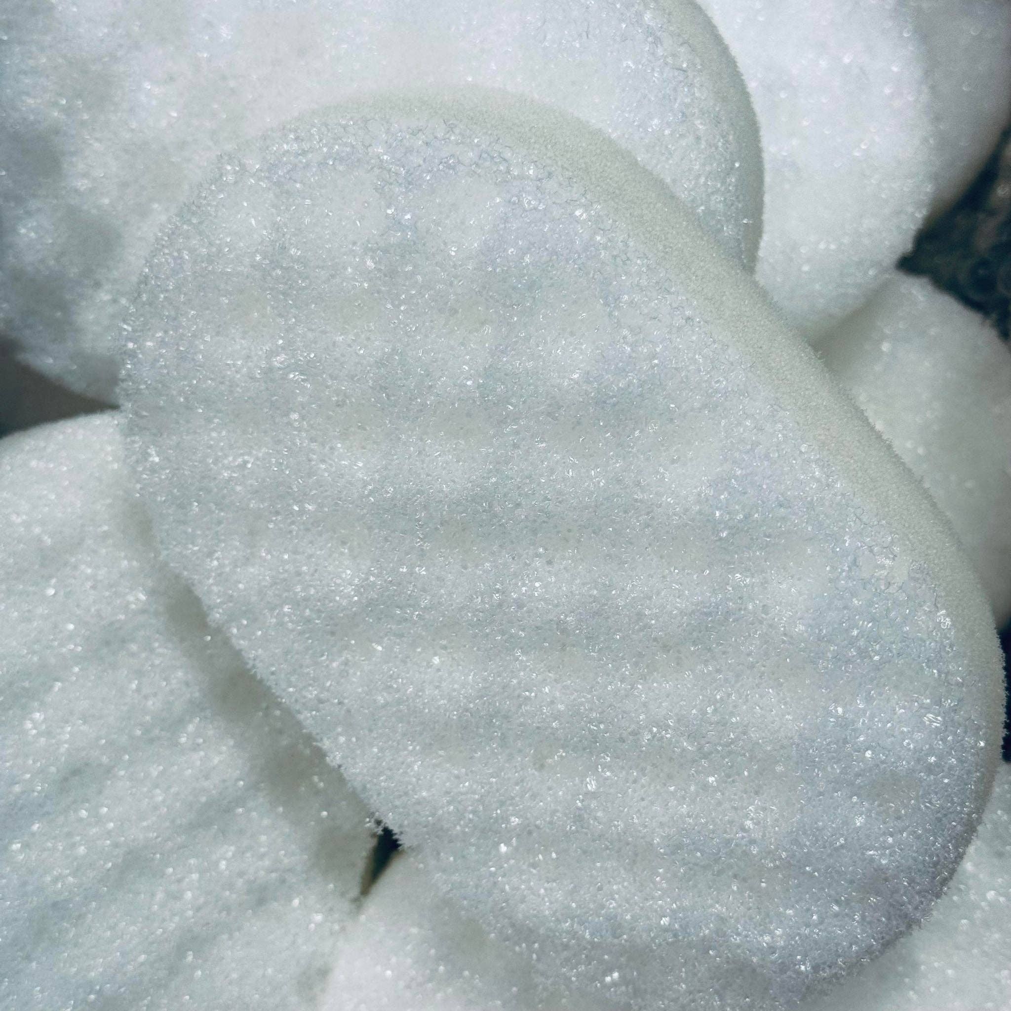 Fizzy Whiz - Wholesale Bath Pouf/Sponge - 120 White Exfoliating Massage Sponges0