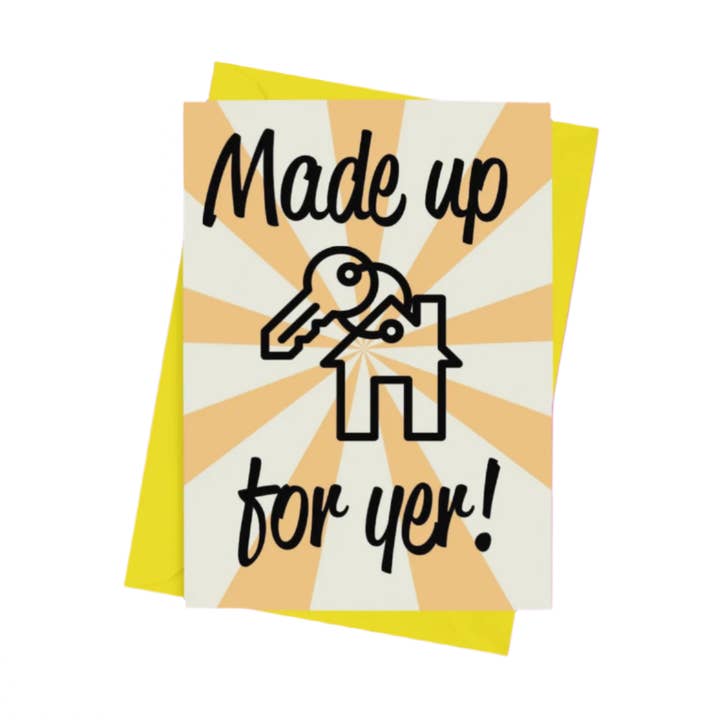 Feito Para Ti! Cartão de Casa Nova por atacado de Scouse Bird Shop