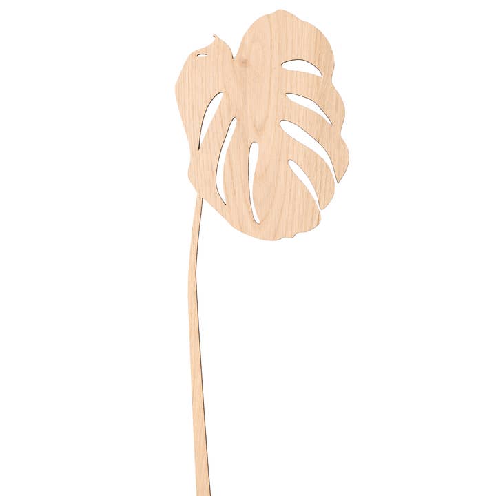 wood sensation - Wholesale Decorative Tabletop Object - Monstera blad van hout versie B