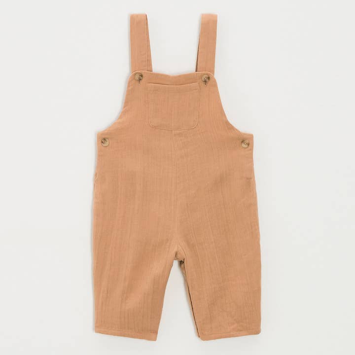 Julio 24 Salopette da neonato in cotone con bottoni in finto corno per la vendita all'ingrosso da parte di Natalys