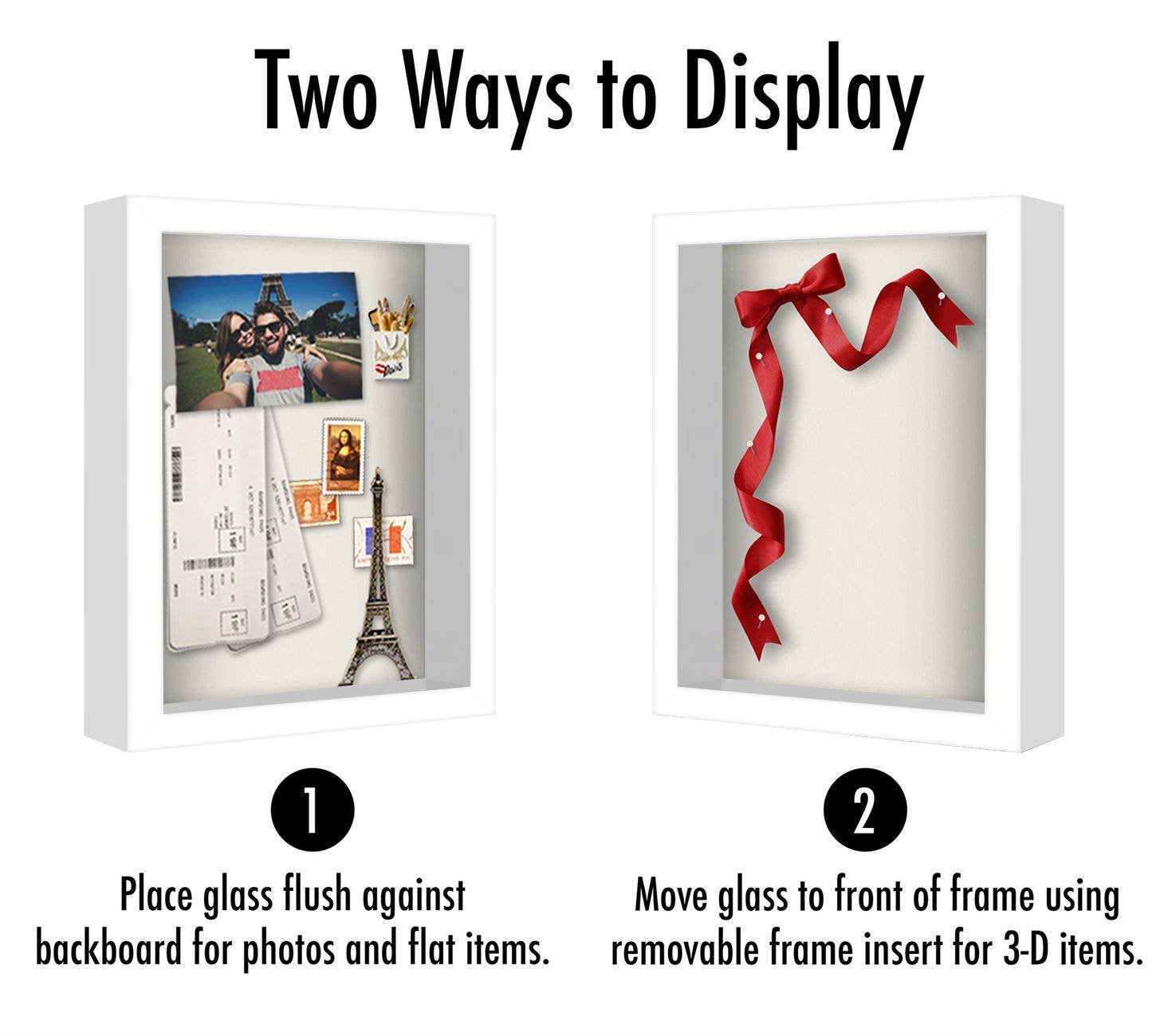 Americanflat - Wholesale Picture Frame - Americanflat Shadow Box Frame with Box Molding175