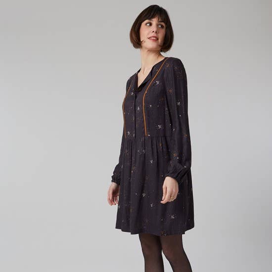 Coralie Bijasson – Kit de costura artesanal por atacado – Padrão Ariane - Vestido - FR 34/56, US 2/24, UK 6/284