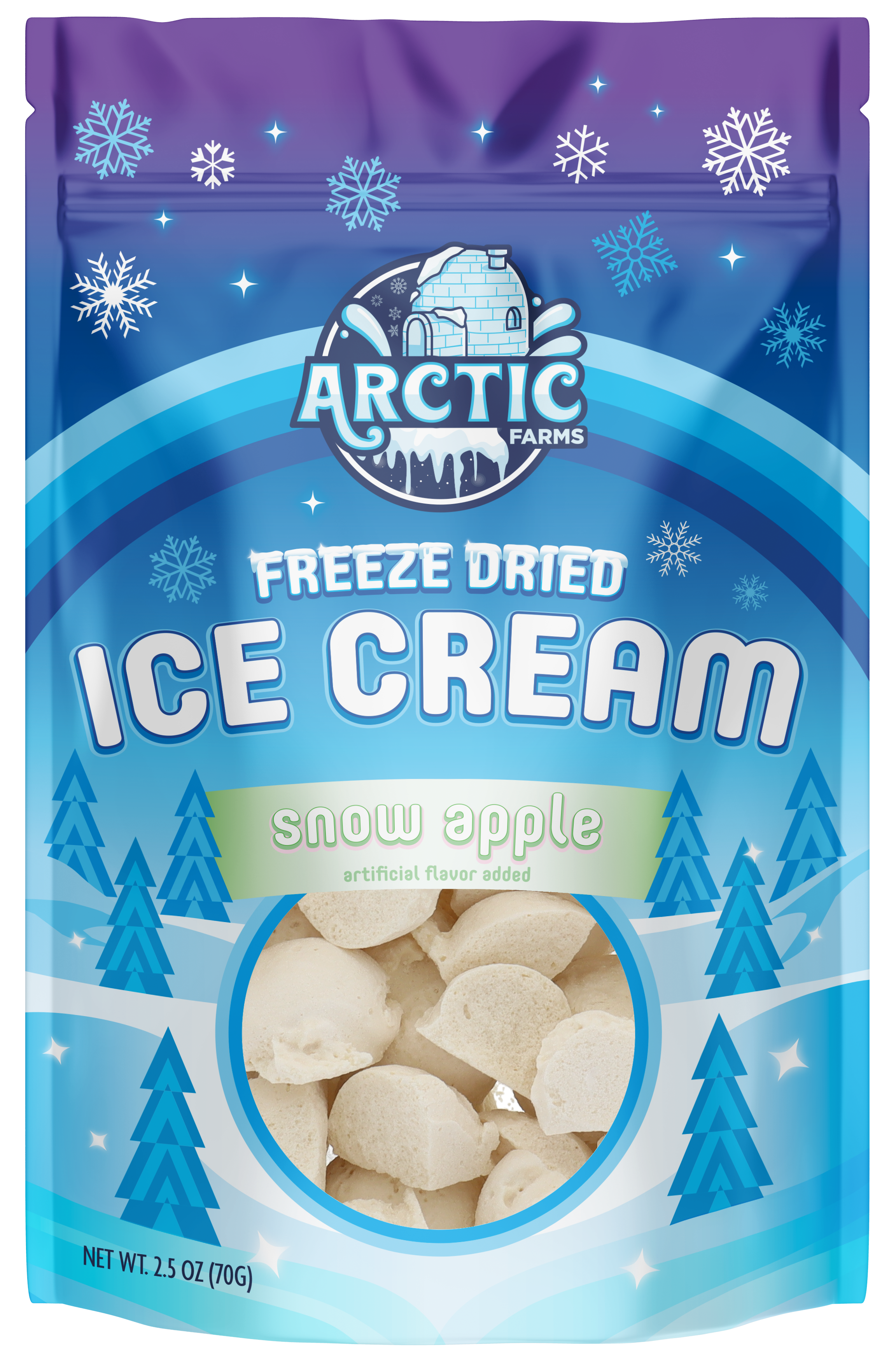 Arctic Farms – Sorvete/gelado por atacado – Gelado Liofilizado Que Não Derrete (Bits) (2,5 oz)32