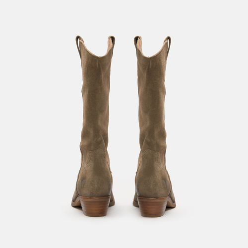 Women´S Leather Cowboy Boots - Gerbera 7962 Marvin Lead Grey for wholesale on Faire2