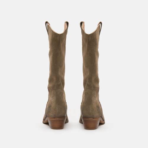 Women´S Leather Cowboy Boots - Gerbera 7962 Marvin Lead Grey for wholesale on Faire2