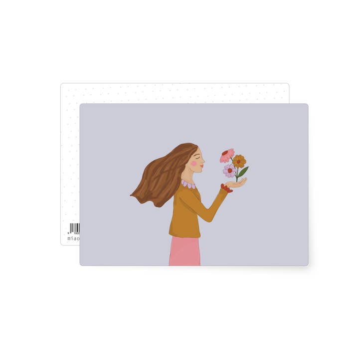 Bloemenkus | Ansichtkaart voor wholesale door MIAO Papeterie