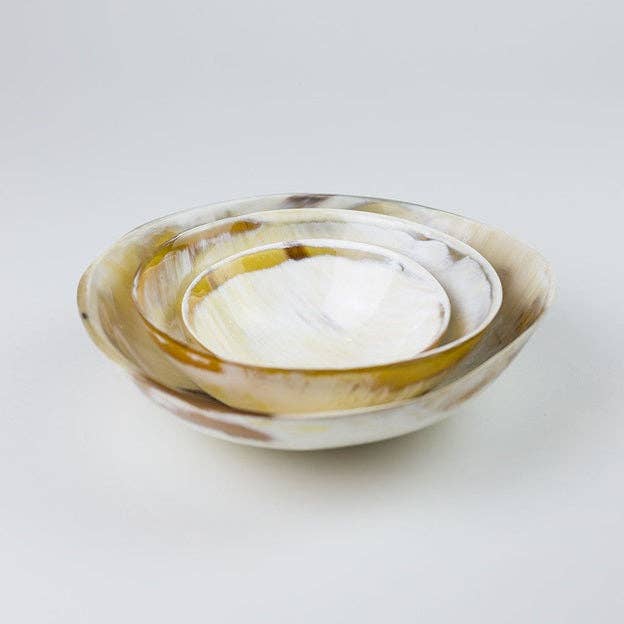 The African Home Goods - Wholesale Decorative Plate/Dish/Bowl - Ankole Cow Horn Decorative or Fruit Bowls4