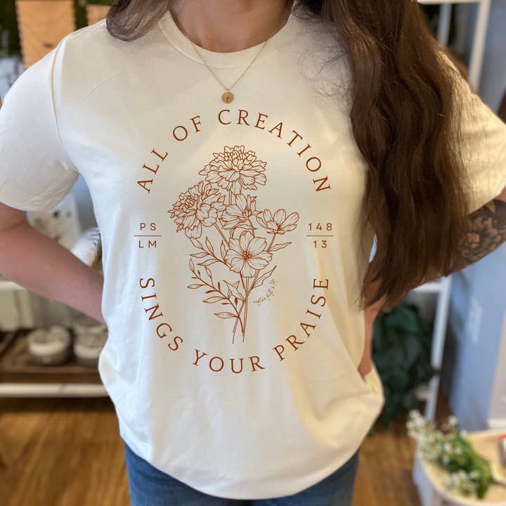 Faith & Life Christian Brands - Wholesale Screen Printed T-Shirt - Women's - Christian Fall Graphic Tee Faith Based Bible Verse Shirt