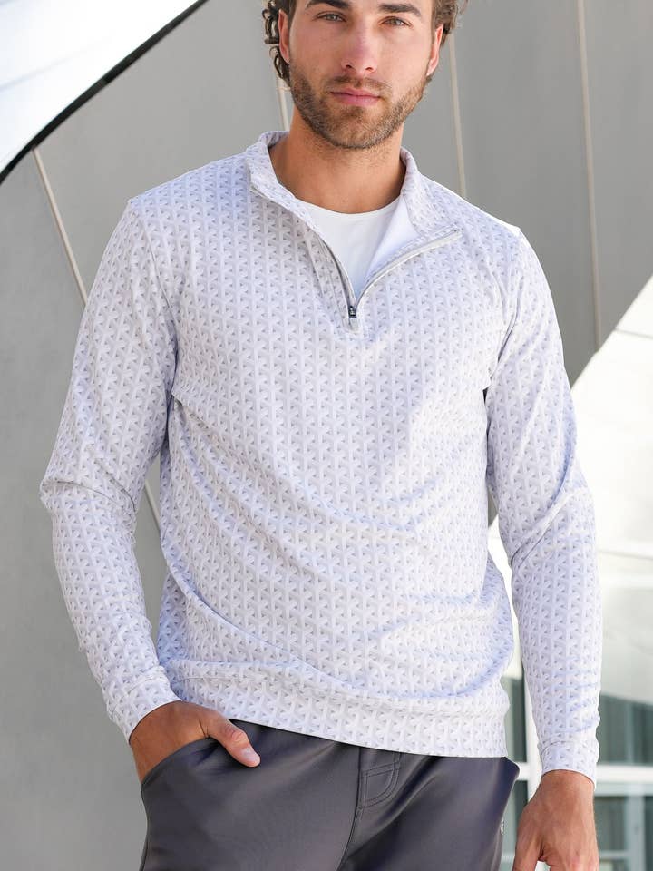 USA Palm - Wholesale Sweatshirt - Unisex - Cloud 1/4 Zip50