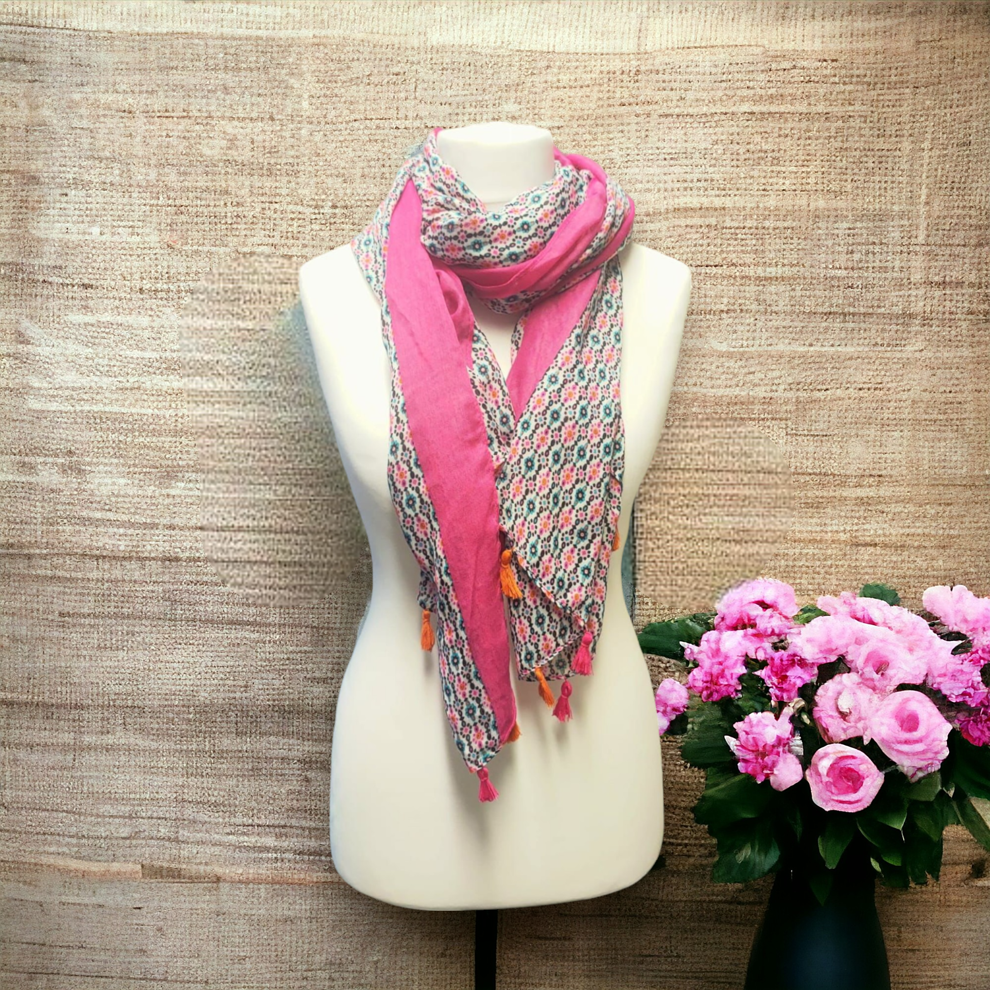 Jess & Lou - Vente Écharpe – femme - Collection d’écharpes de printemps | 13 motifs uniques12