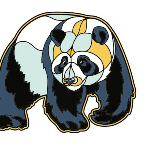 Panda Walking stiliserad stift för wholesale av Little Critterz