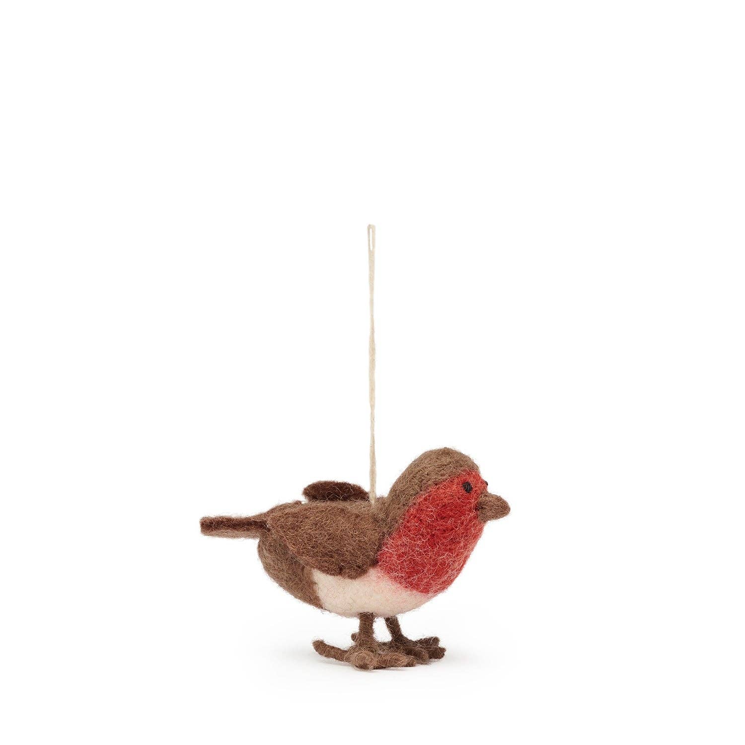 Sophie Allport - Wholesale Ornament - Christmas Robin Felt Bauble1