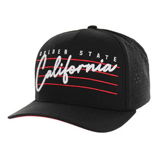 CALIFORNIEN Golden State Perforerad Hydro Snapback-keps för wholesale av S & J Gift Inc
