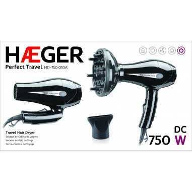 Haeger - Vendita all'ingrosso Asciugacapelli - Asciugatrice da viaggio PERFECT TRAVEL - 750W2