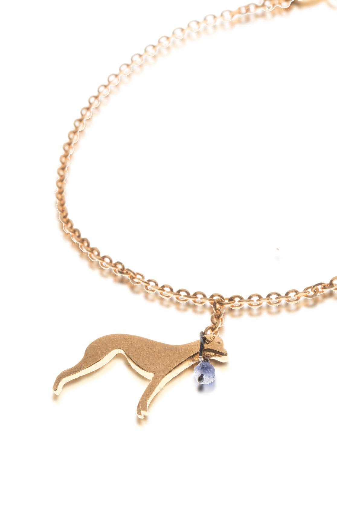 Amanda Coleman Jewelry – wholesale Charm/dangle bracelet – Whippet On A Lead Bracelet2