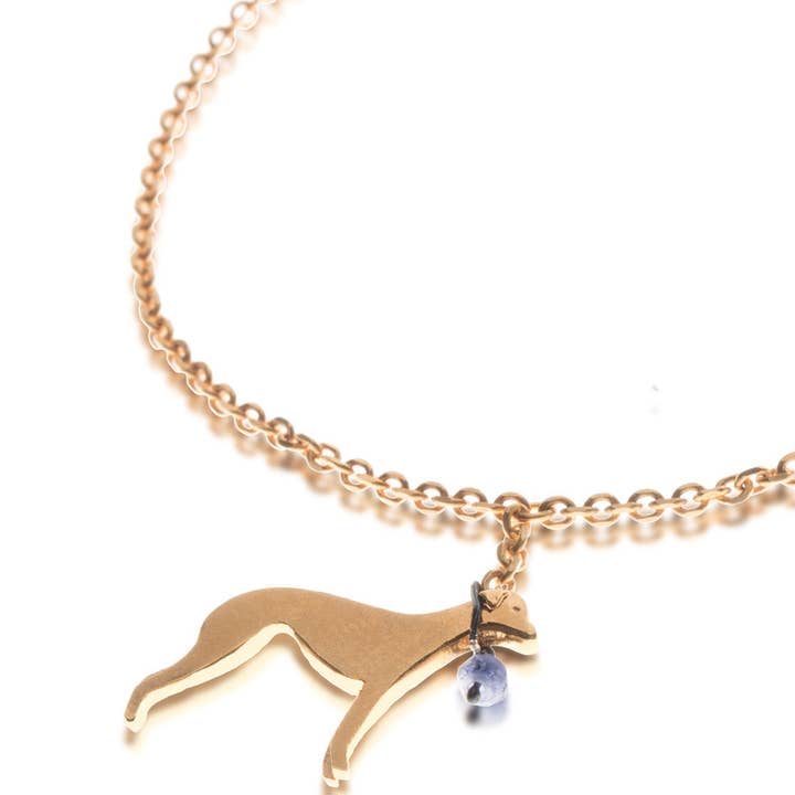 Amanda Coleman Jewelry – wholesale Charm/dangle bracelet – Whippet On A Lead Bracelet2