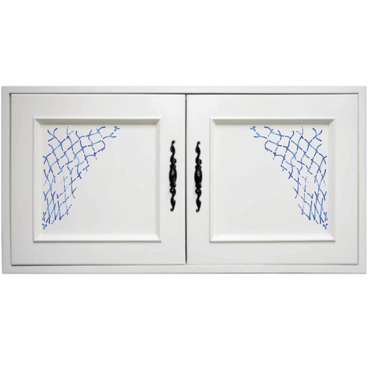 Craft Kreatively - Wholesale Stencil/Craft Die - Fishing Net Stencil | Reuseable | Mylar | 1 size2