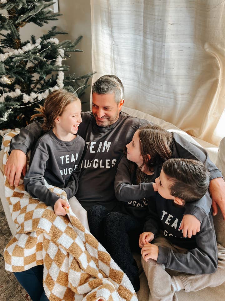 Team Snuggles Sweatshirt - Adults for wholesale by Tulip+Olive