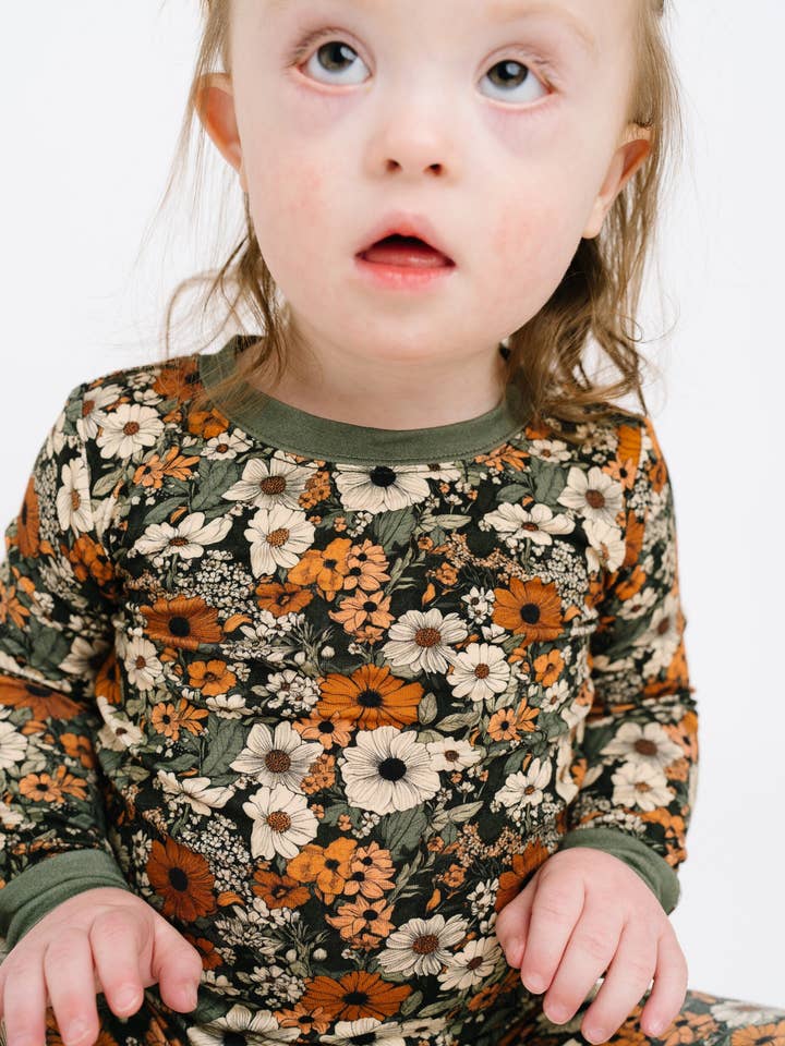 Little One Shop - Wholesale Sleepwear Set - Kids - Rustic Blooms Bamboo Set4