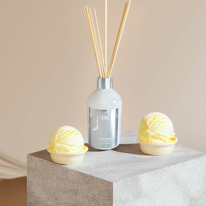 Reed Diffusor, Vanille-Eiscreme, 200 ml für den Großhandel von La'Bang Body