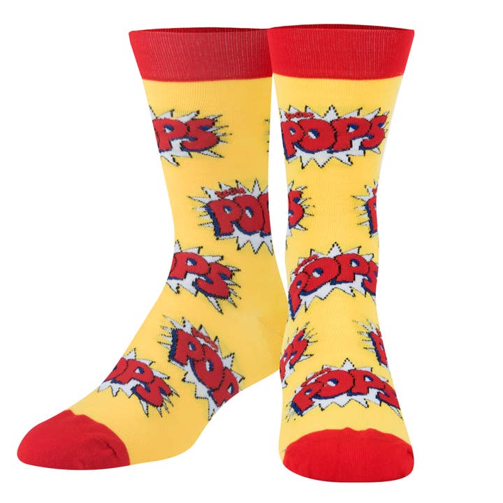 Crazy Socks - Mens Crew - Corn Pops for wholesale by Crazy Socks