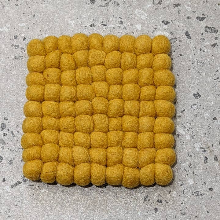 Cool Trade Winds – Großhandel Untersetzer – Kleine quadratische Filzuntersetzer aus Filzkugeln8