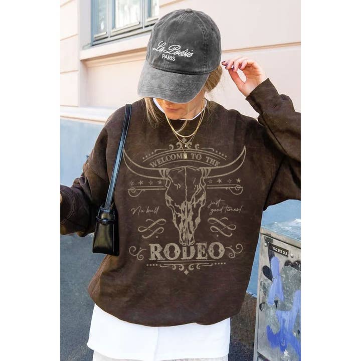 BIENVENUE AUX SWEATSHIRTS GRAPHIQUES MINERAL RODEO pour la vente par HRTandLUV