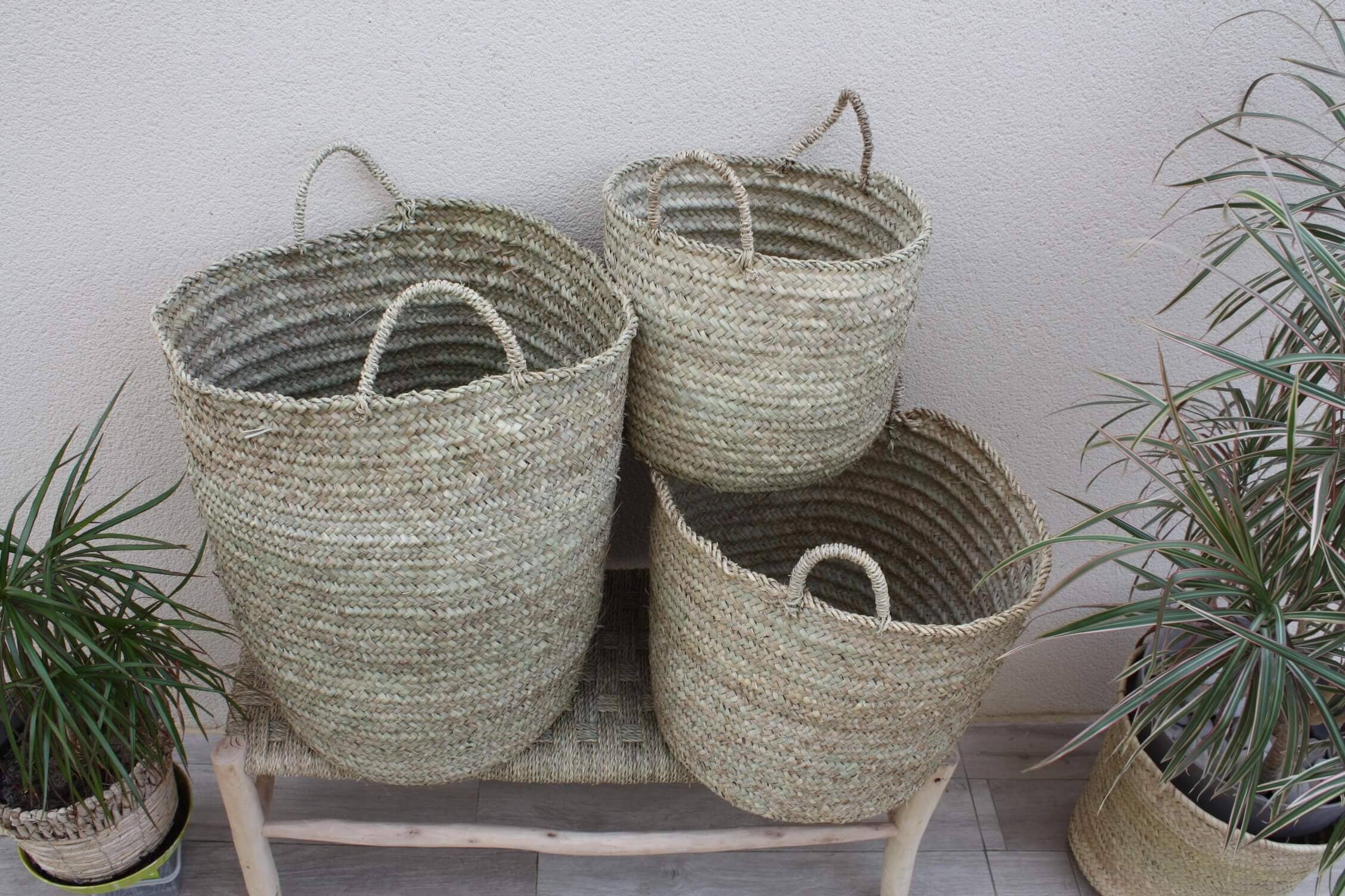 Boutique Huléti - Wholesale Basket - Storage basket - 100% NATURAL - Laundry basket Bac Chest - 4 SIZES to choose from - wicker rattan straw6