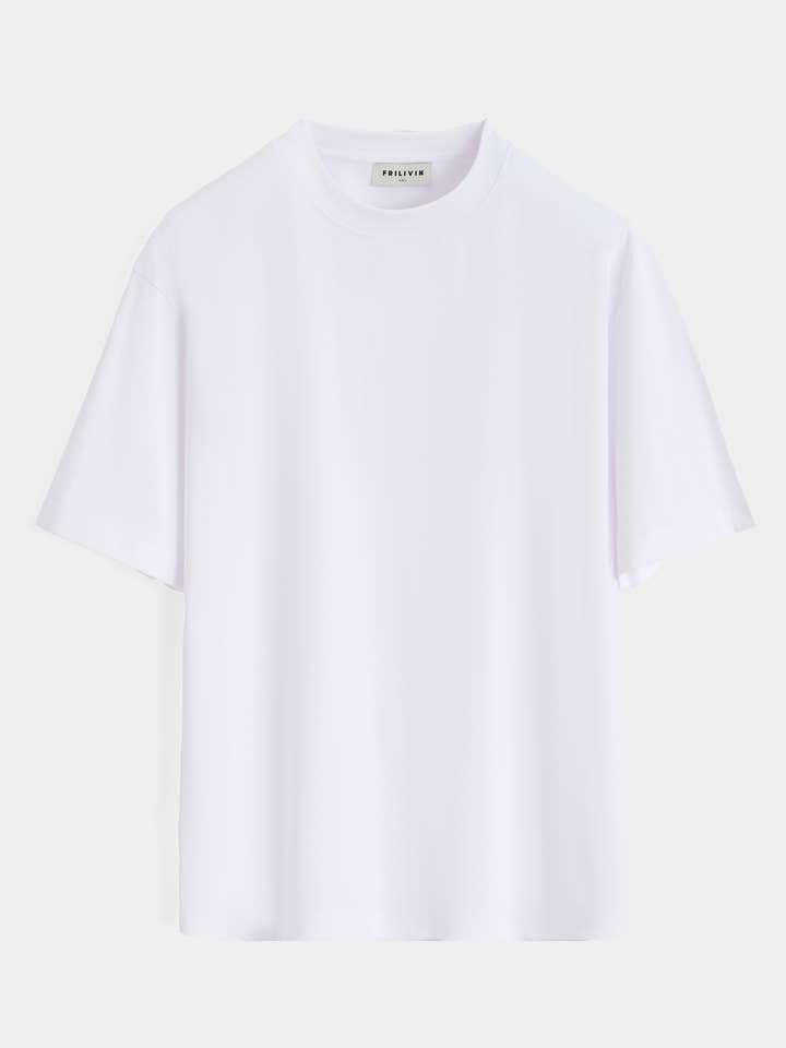 M651-15 T-shirt de gola redonda por atacado de Frilivin