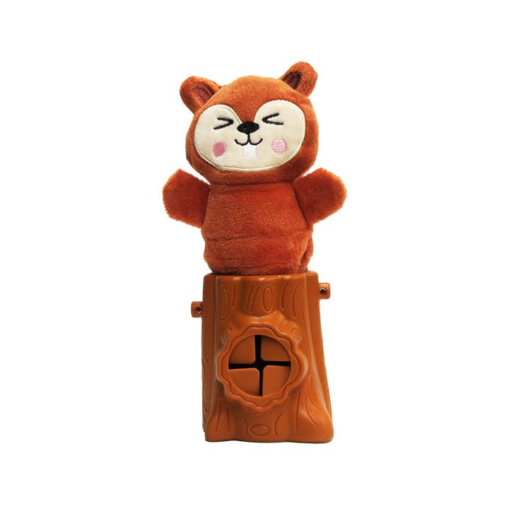 Stylish Hound - Wholesale Pet toy – Dog - Squirrel 2in1 Soft + Rubber Toy Treat Dispenser5
