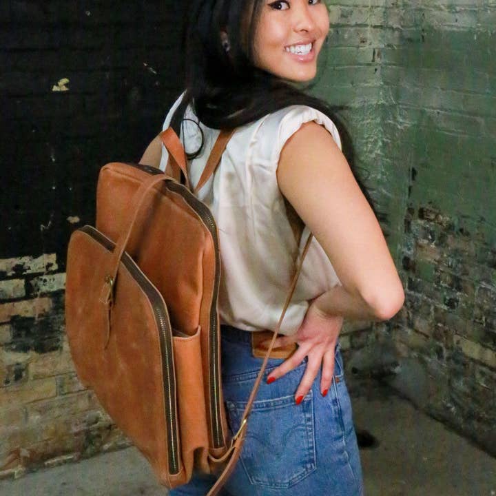 Fair Anita - Wholesale Backpack - Women's - Voyager Leather Backpack