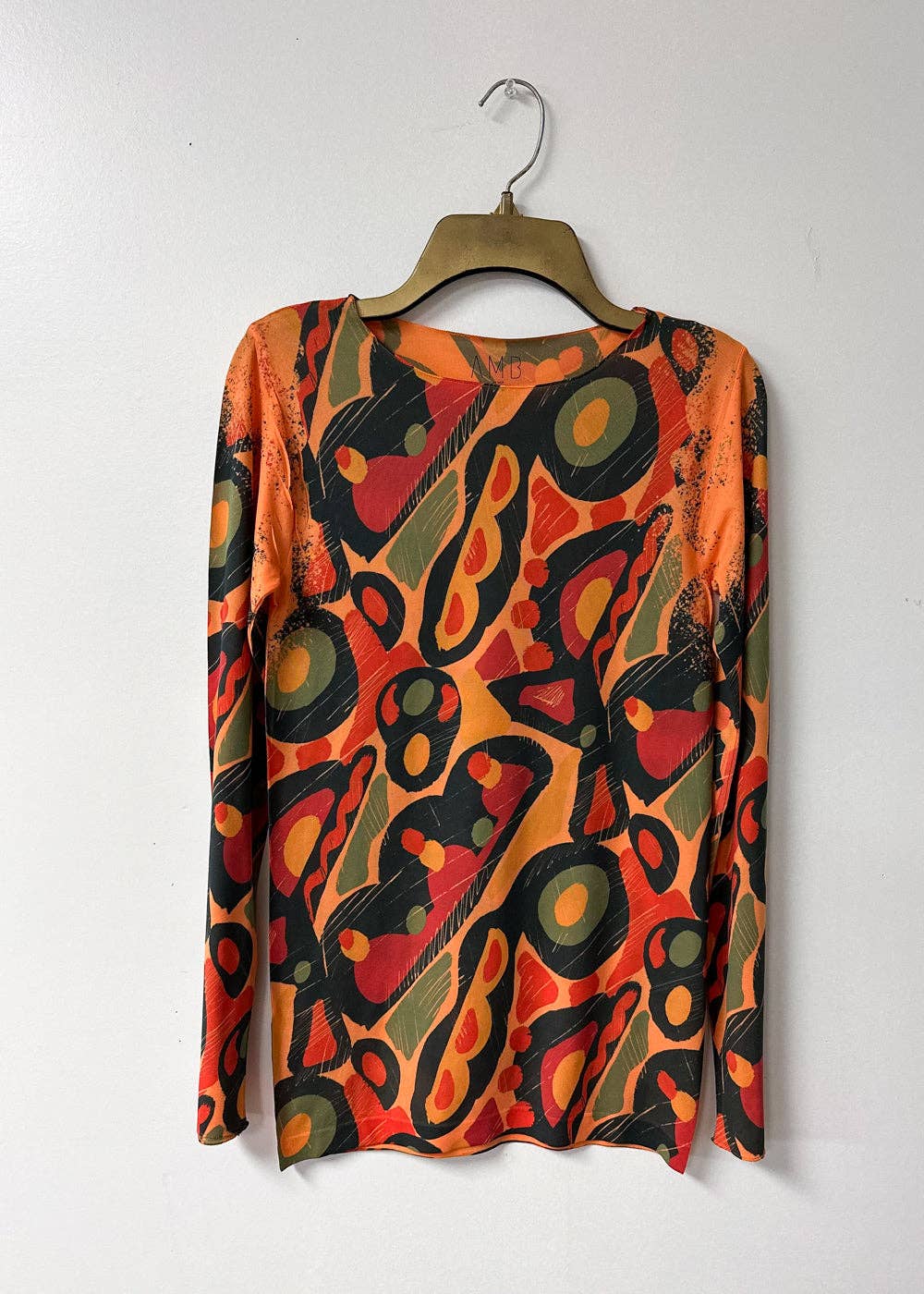 AMB Designs - Wholesale Blouse - Women's - 60's Second Skin Raw Edge Top6