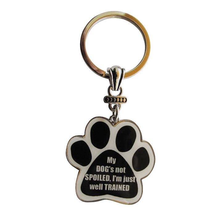 Min hund er ikke forkælet Jeg er bare veluddannet nøglering for engroshandel hos E&S Pets