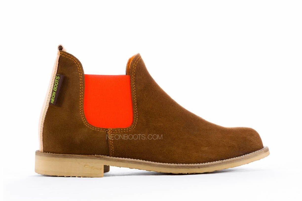 Chelsea boots clearance neon elastic