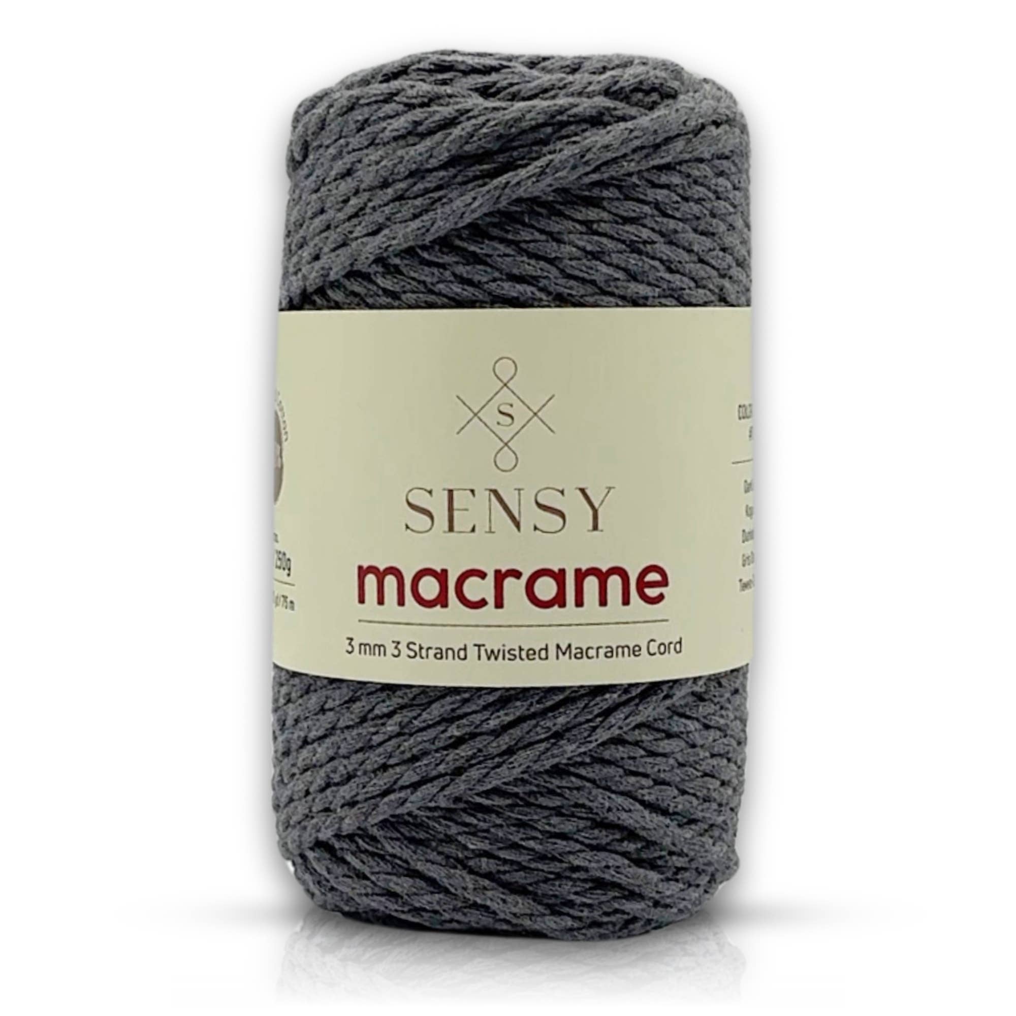 Sensy - Wholesale Yarn - Sensy Premium 3mm - 100% Cotton 3 Strand Twisted Macrame31