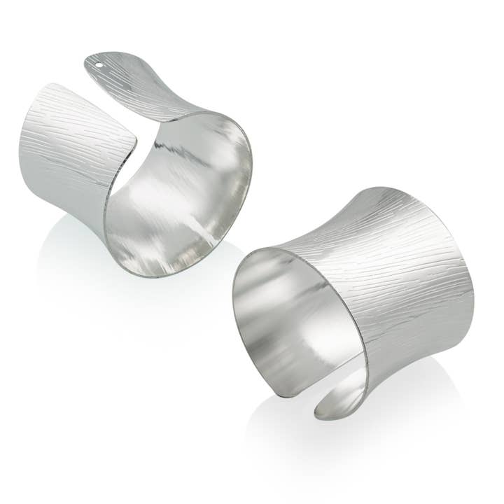 CLASSIC TOUCH DECOR INC. - Wholesale Napkin ring - Set Of 6 Silver Napkin Rings3
