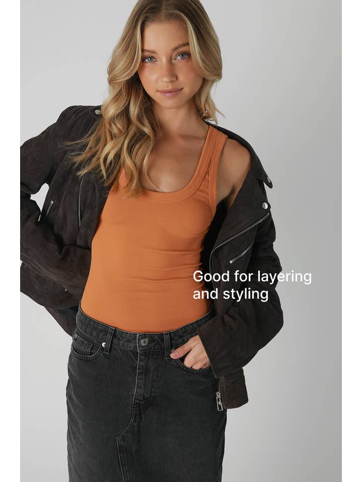 NIKIBIKI - Wholesale Tank top – Women′s - NS8216 - Reversible Ribbed Tank Top33