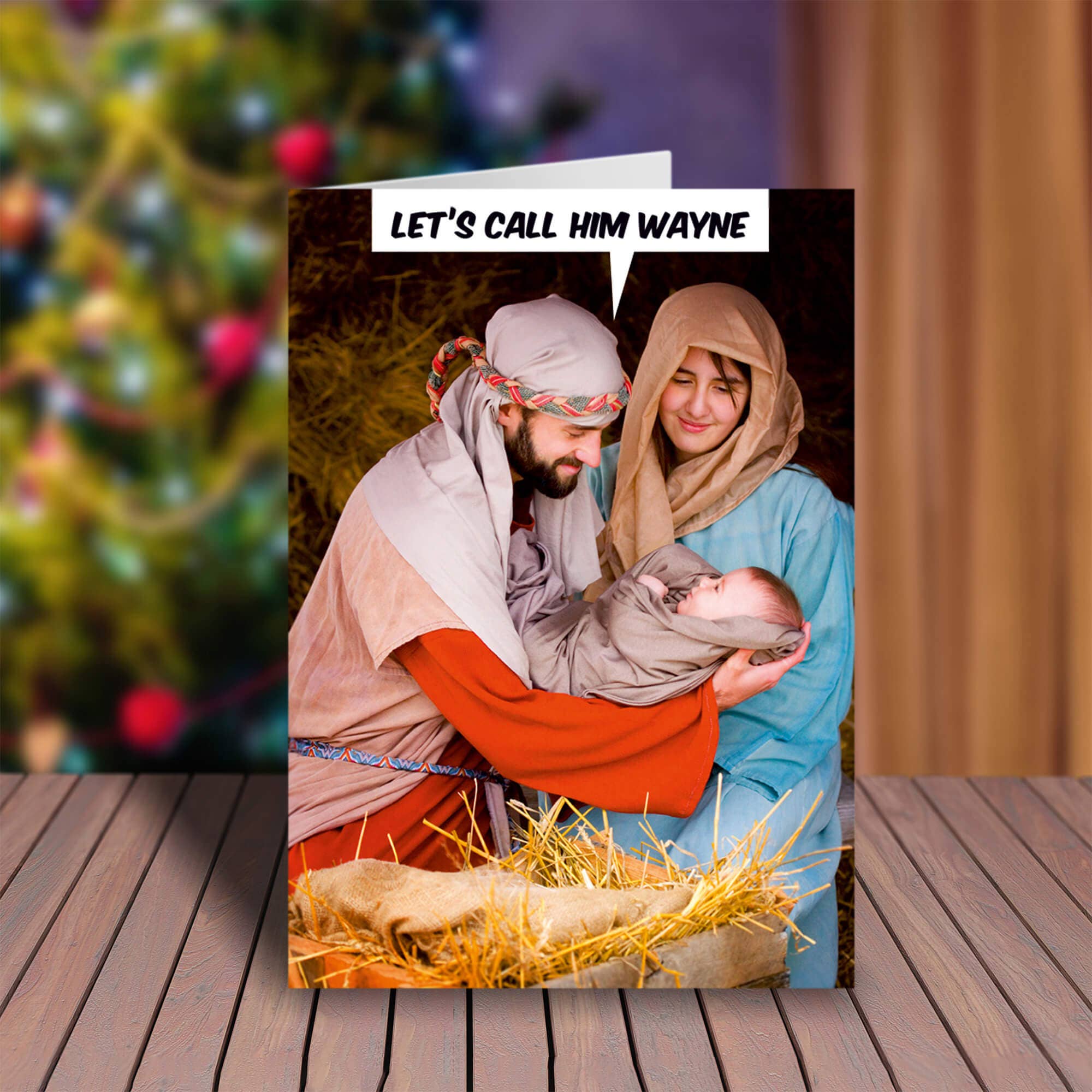 Dean Morris Cards – Großhandel Weihnachtskarte – Let's Call Him Wayne Grußkarte2