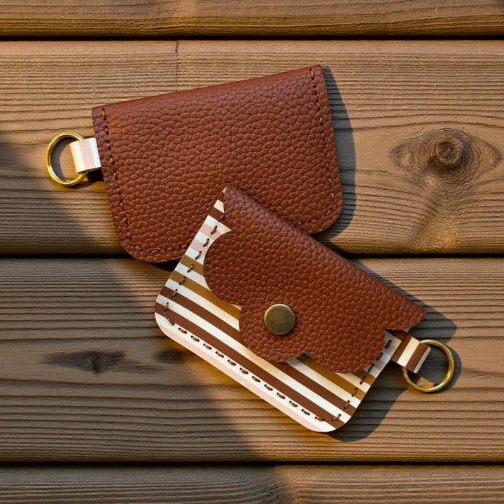 Scallop Charm Pouch - Sasha for wholesale by Lizabell Studio