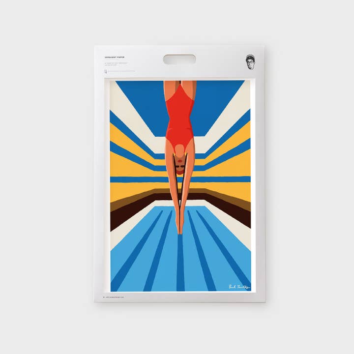 Sergeant Paper – wholesale Art print – Paul Thurlby - DIVER - Summer Art Print