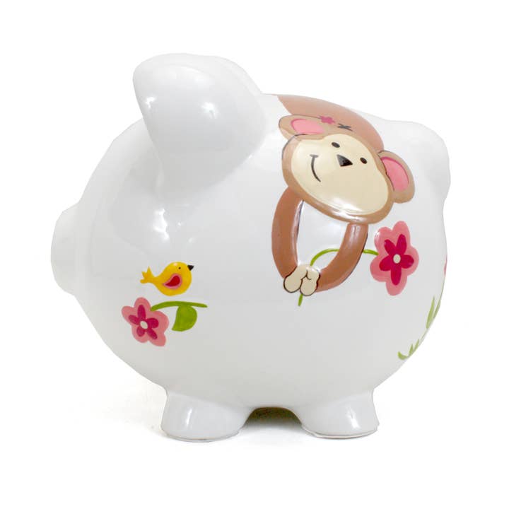 Child To Cherish® - Wholesale Money/Piggy Bank - Kids & Baby - Large Jungle Jill Pig