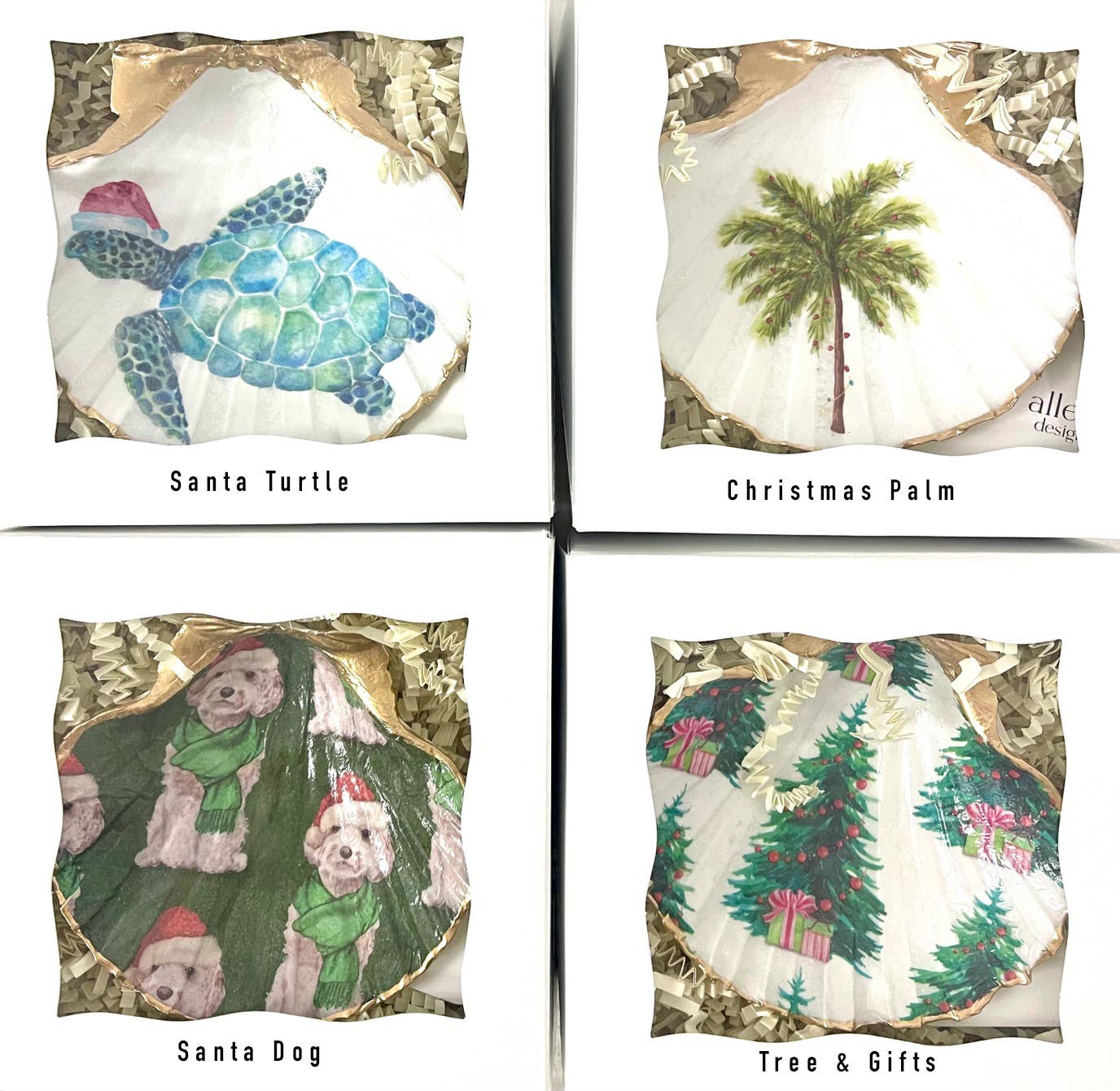 Ten Twenty Six Designs - Wholesale Jewelry Dish - Christmas Shells2