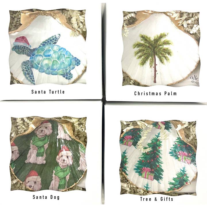 Ten Twenty Six Designs - Wholesale Jewelry Dish - Christmas Shells2