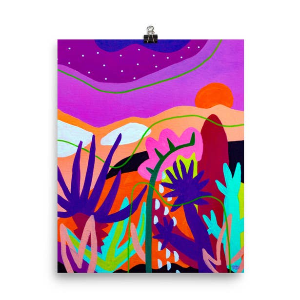 Dawn in the Desert Art Print for wholesale by Ponnopozz