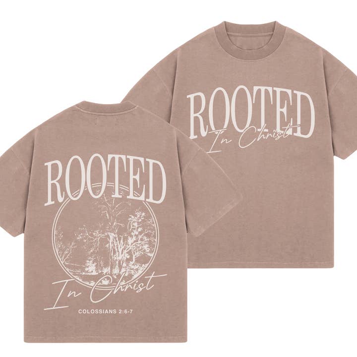 Latte Rooted Tee for wholesale on Faire3