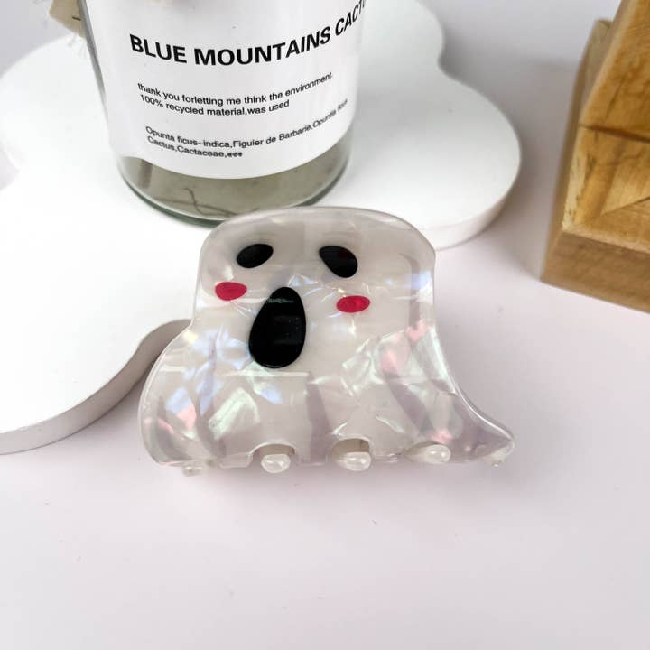 mildstyles - Wholesale Hair Clip - Women's - White Ghost Halloween Hair Clip
