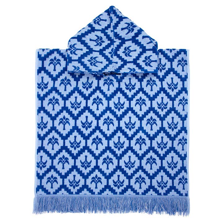 Bambury - Wholesale Poncho towel – Child & baby - Cocos Kids Poncho - Cobalt1